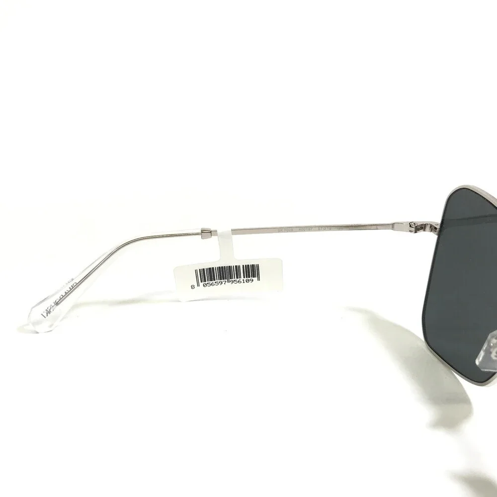 Swarovski Sunglasses SK7008 400187 Shiny Silver Clear Sparkly Crystals 57-19-140